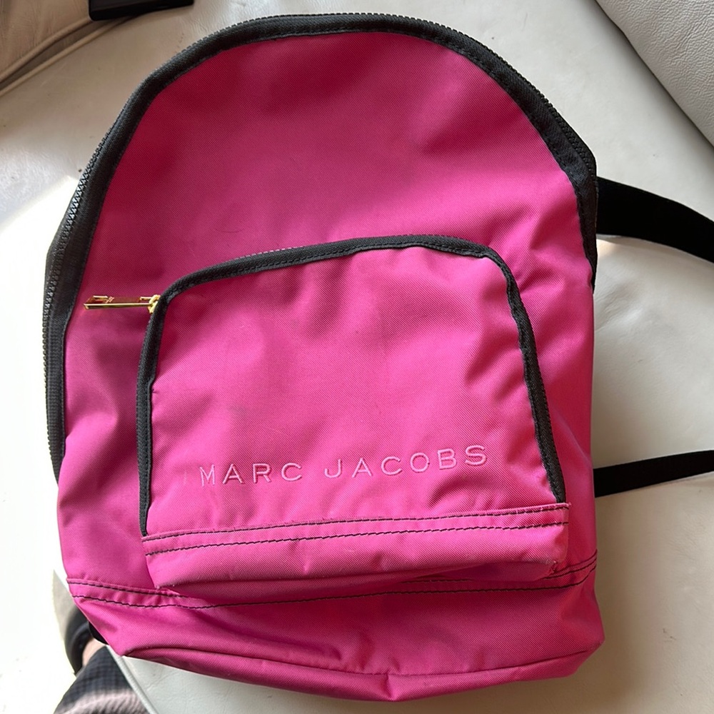 Marc Jacobs Vibrant Pink Backpack